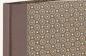 Preview: Brown flowers pattern Papeterie Schreibweise